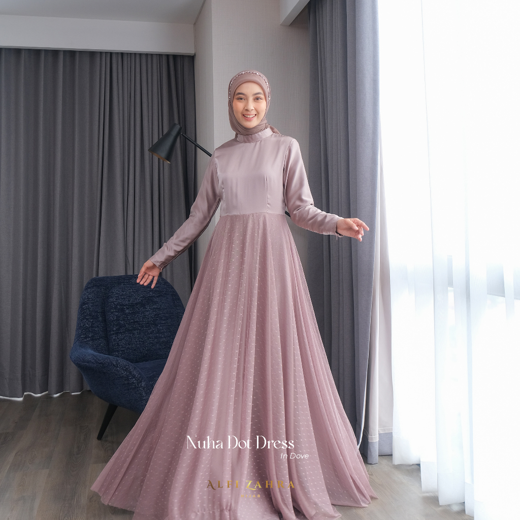 Nuha Dot Dress - (PRE-ORDER)