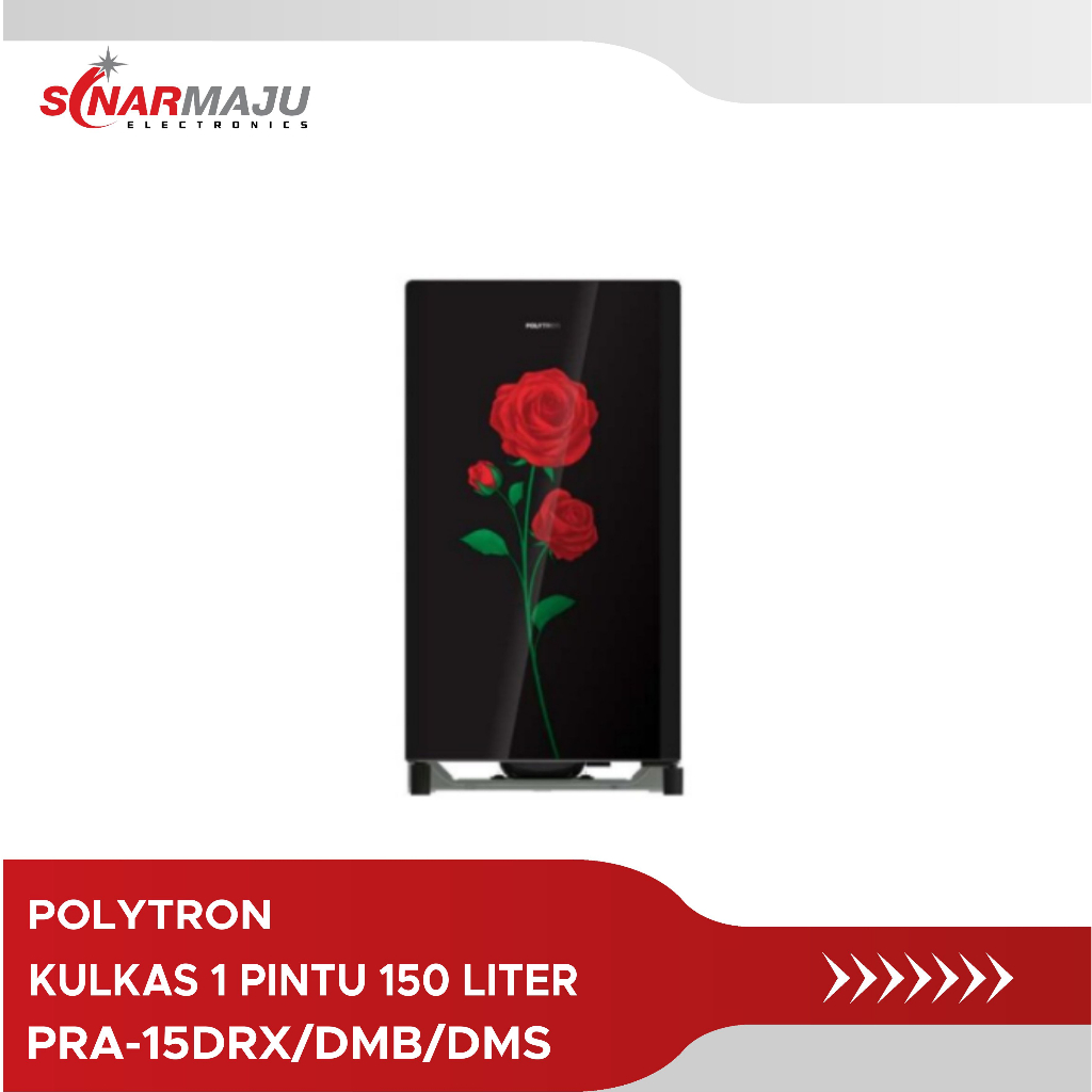 Kulkas 1 Pintu Polytron 150 liter PRA-15DRX/PRA15DRX/PRA15