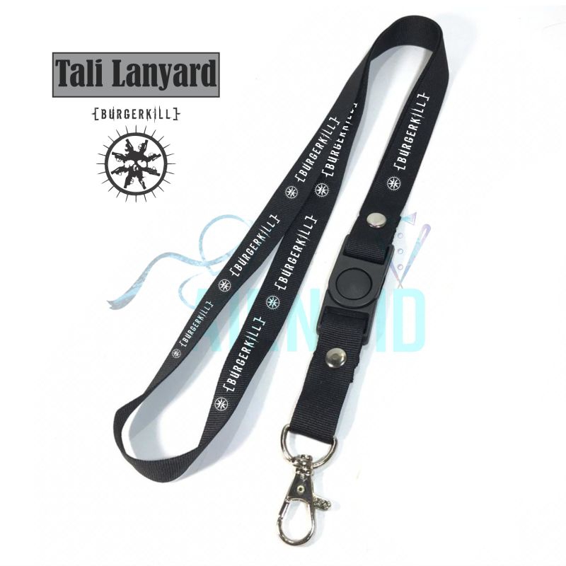 

Tali Lanyard BURGERKILL | BAND METAL ROCK | Distro Tali Gantungan