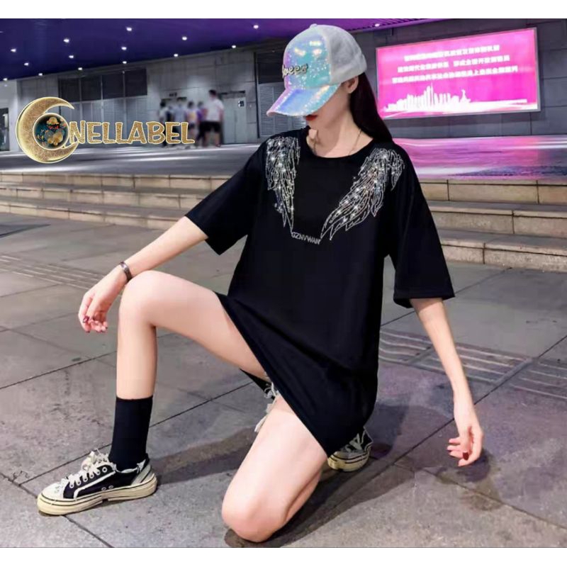 oversize t-shirt wings kaos sayap