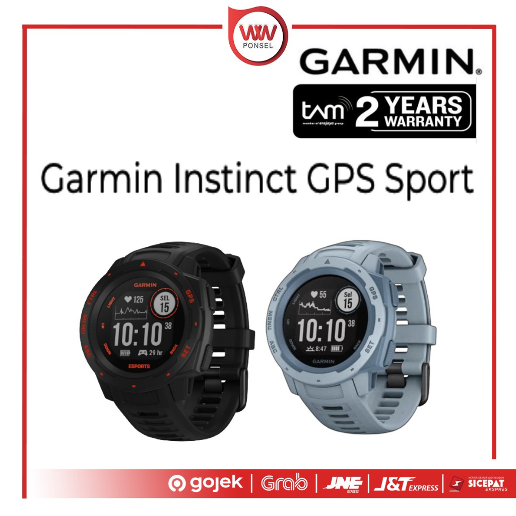 Watch Garmin Instinct GPS Sport Edition Garansi Resmi