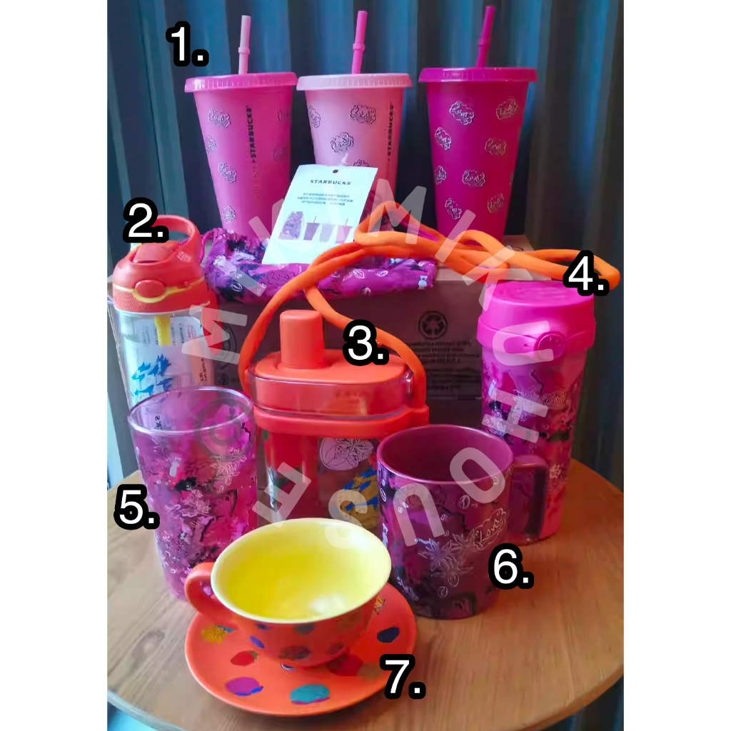 2023 STARBUCKS X VIVIENNE TAM COLLAB COLLABORATION PARIS SUMMER OFFICIAL IN SPADE EMILY TUMBLER KATE