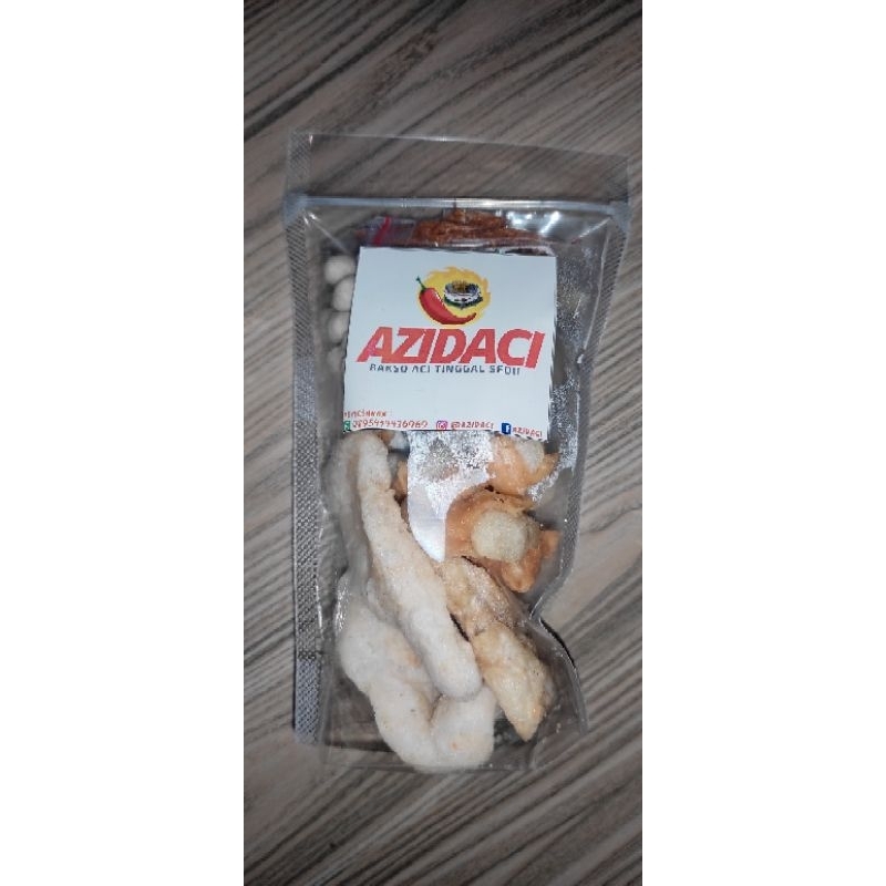 

BAKSO ACI FROZEN ISI AYAM SUWIR PEDAS, TELUR, CUANGKI