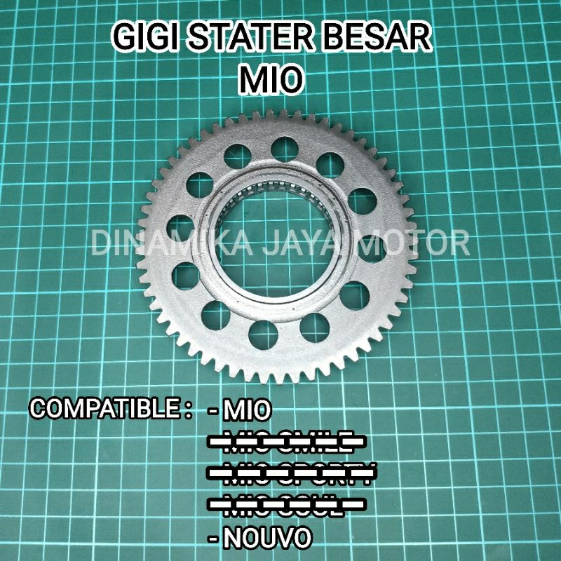 GEAR GIR GIGI PENGHANTAR STATER BESAR MIO OLD LAMA NOUVO
