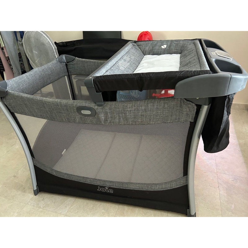 BABY BOX JOIE ILLUSION TRAVEL COT (ranjang Bayi)