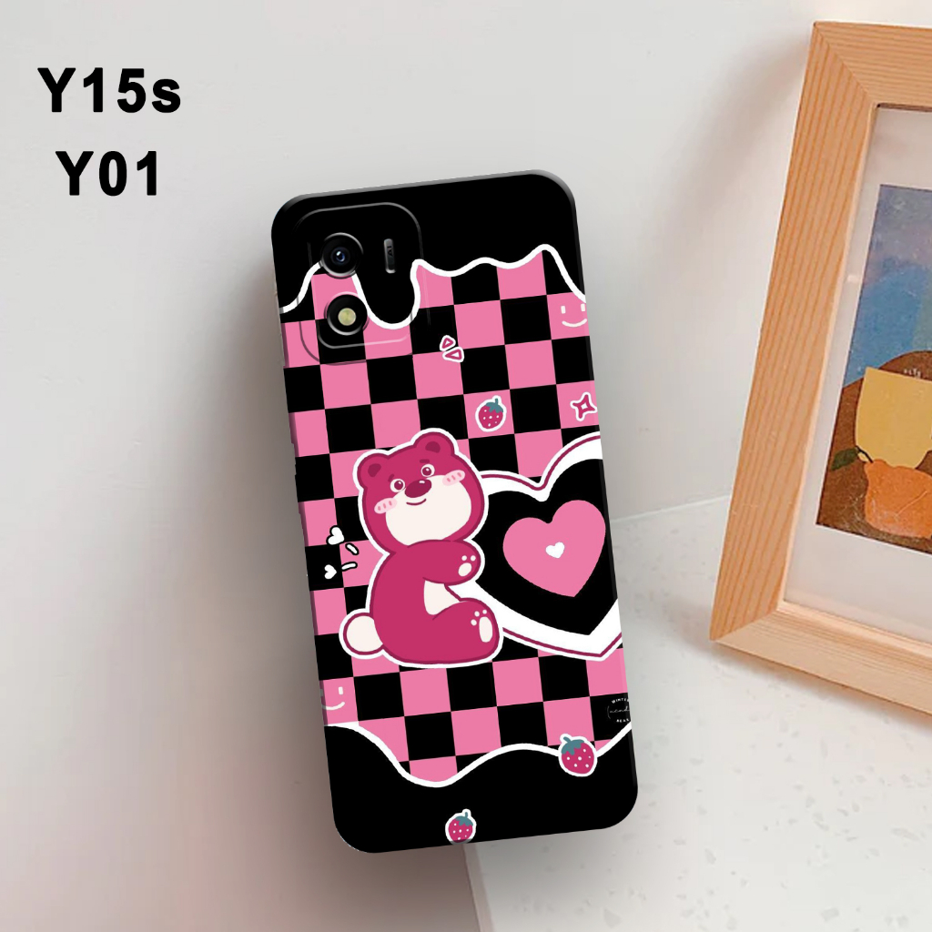 Case Hp - Vivo Y15s - Vivo Y01 - Casing Hp - Vivo Y15s - Vivo Y01 - External_acc - Fashion Case Lucu