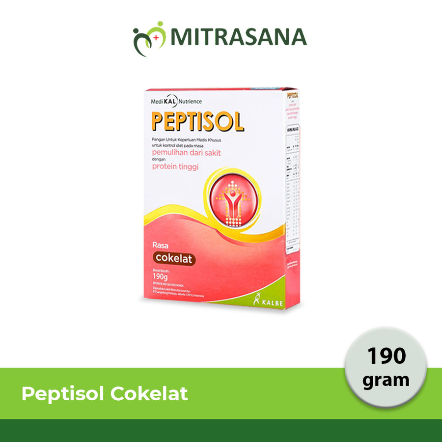 

Peptisol 189 gram - Nutrisi Tinggi Protein