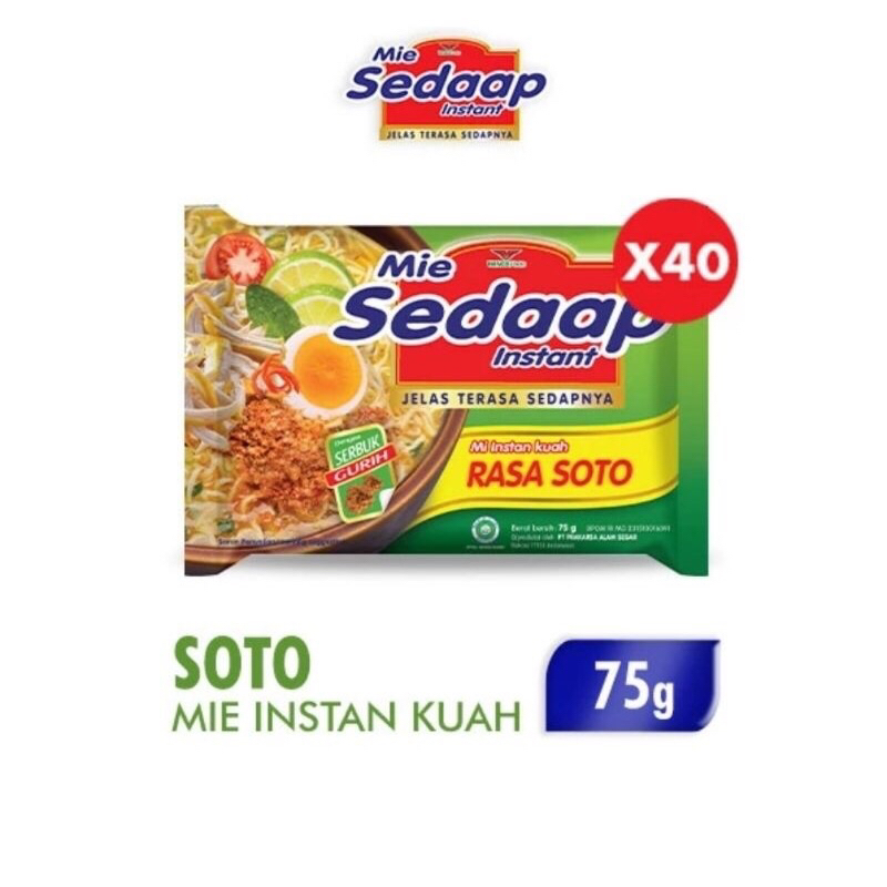 

MIE SEDAAP SOTO 75gr (satuan)