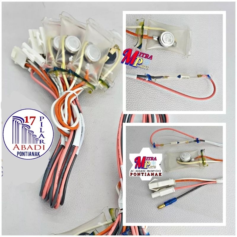 FUSE DEFROST BIMETAL KULKAS TOSHIBA ORIGINAL