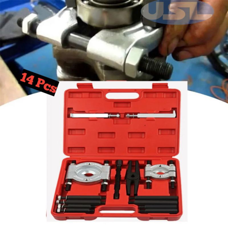 14pcs Set Treker Separator Bearing Treker bearing Puller Bearing Remover Tool with Box
