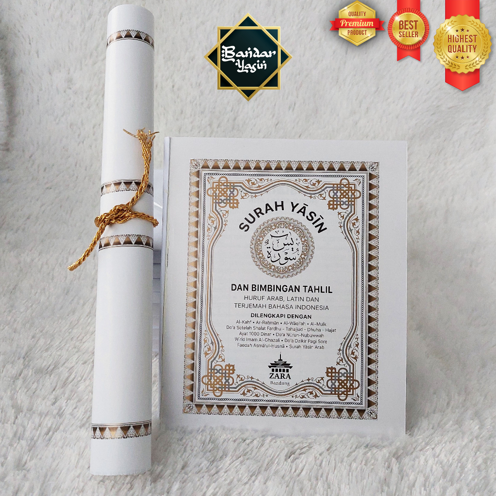 10PCS BUKU YASIN DAN TAHLIL | ZARA | 224 HALAMAN AP | TANPA COVER | BLANKO BUKU YASIN