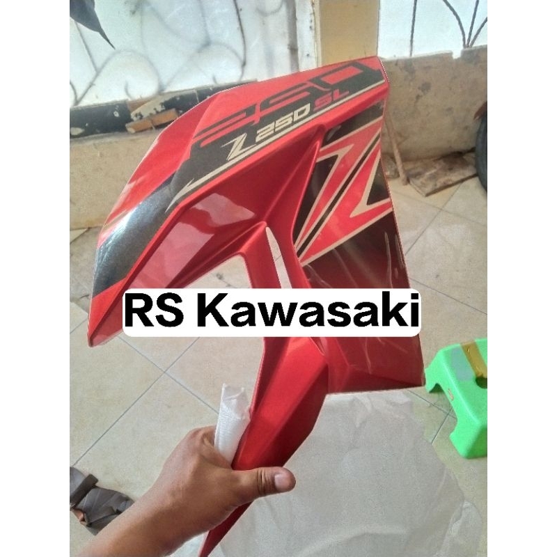sayap tangki tengki shourd z250sl z250 SL orange kanan original