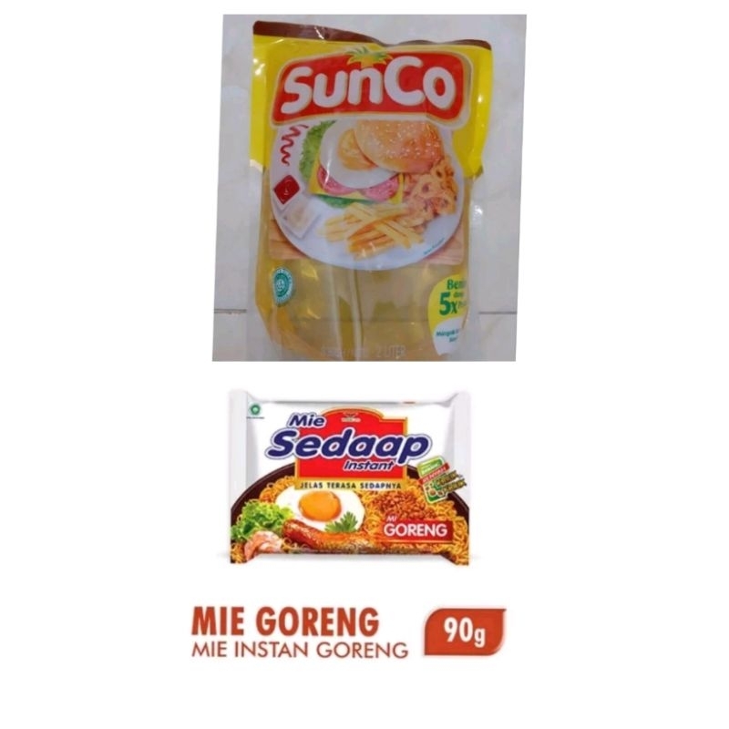 

Bundling minyak 2L + mie sedaap