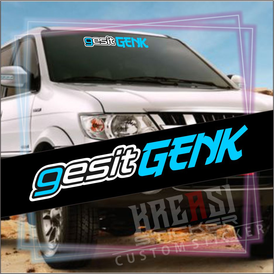 STIKER MOBIL GESIT GENK
