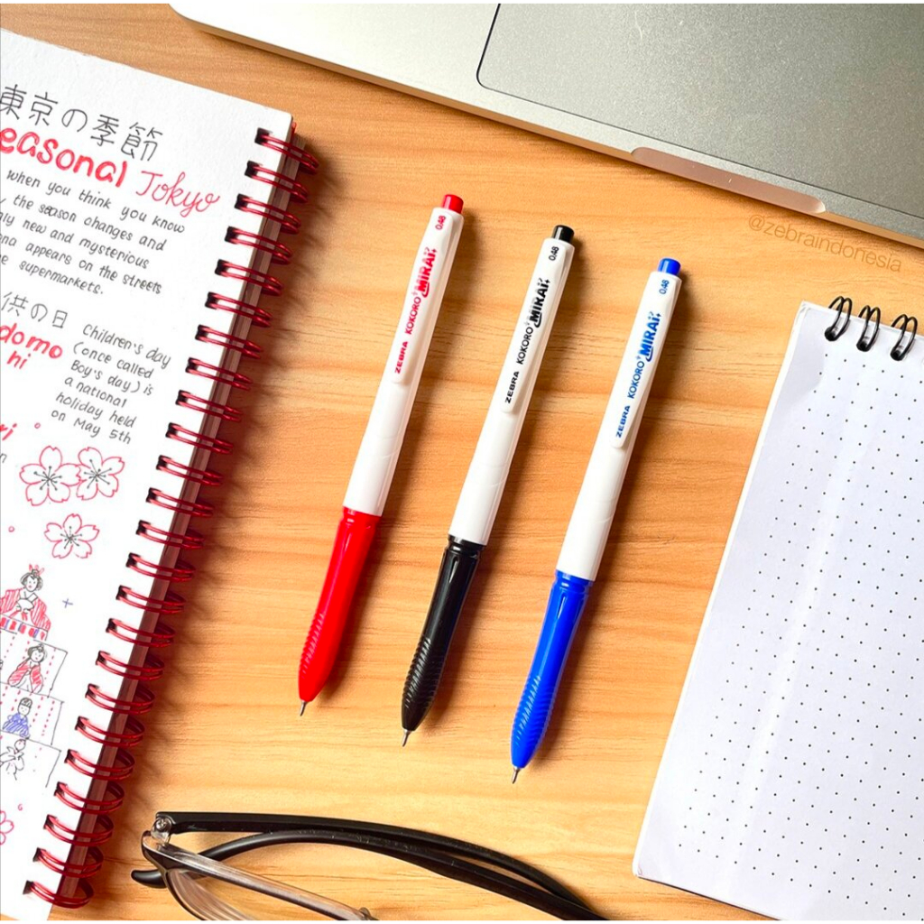 

BOLPEN GEL ZEBRA KOKORO MIRAI 0.48 MM