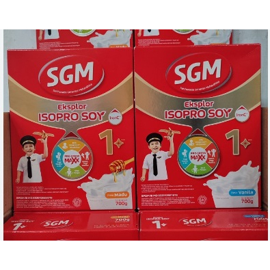 SGM SOYA 1 PLUS 700GR MADU / VANILA