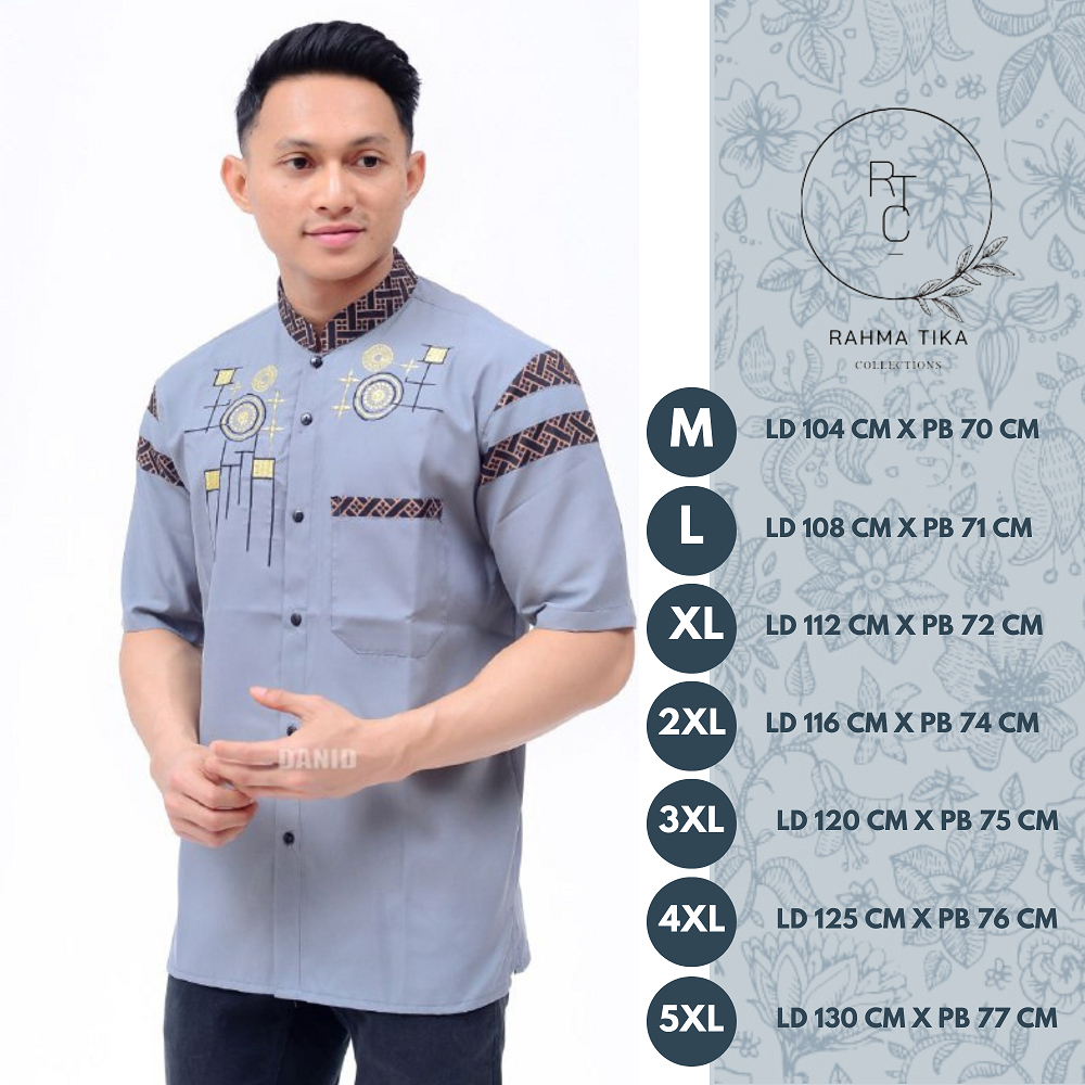 RAMADHAN SALE  BISA COD BAJU KOKO MODERN LENGAN PENDEK BAJU KOKO PRIA TERBARU TAHUN 2024 KOKO KURTA 