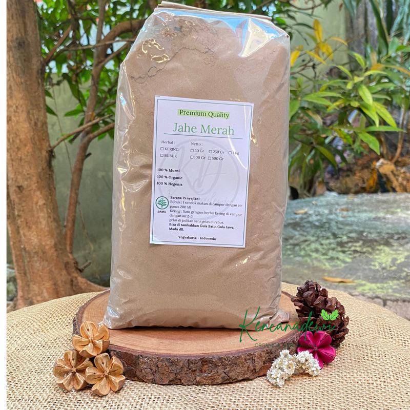 

Jahe merah bubuk - Jahe murni tanpa campuran 500gr - 1kg