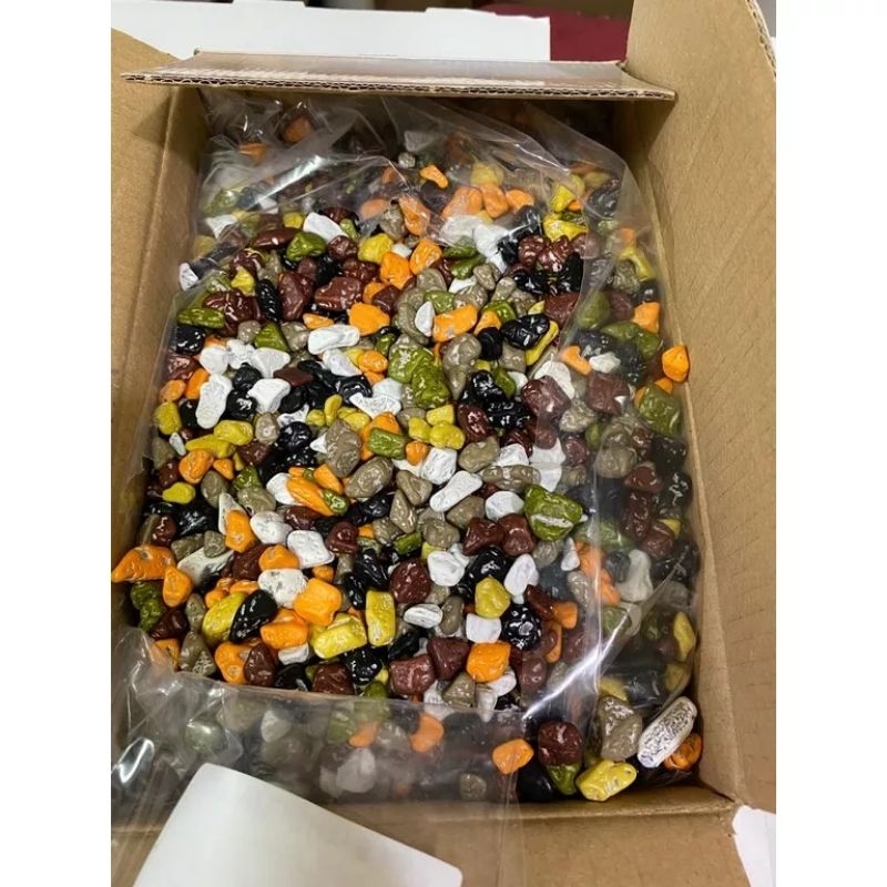 

Coklat kerikil 500gr/coklat batu krikil turky /coklat batu warna-warni oleh-oleh