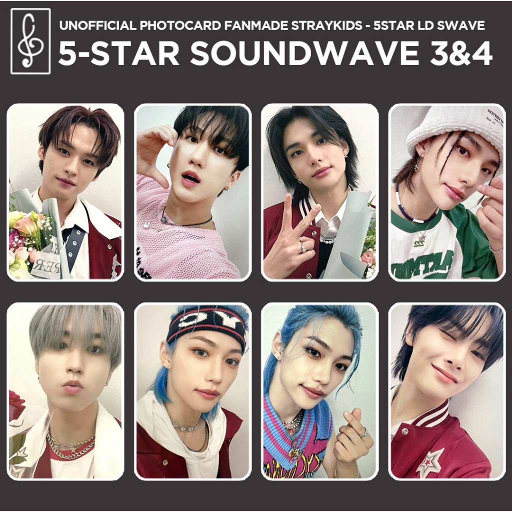 [REPLIKA SKZ] S-CLASS 5-STAR SOUNDWAVE PHOTOCARD UNOFFICIAL