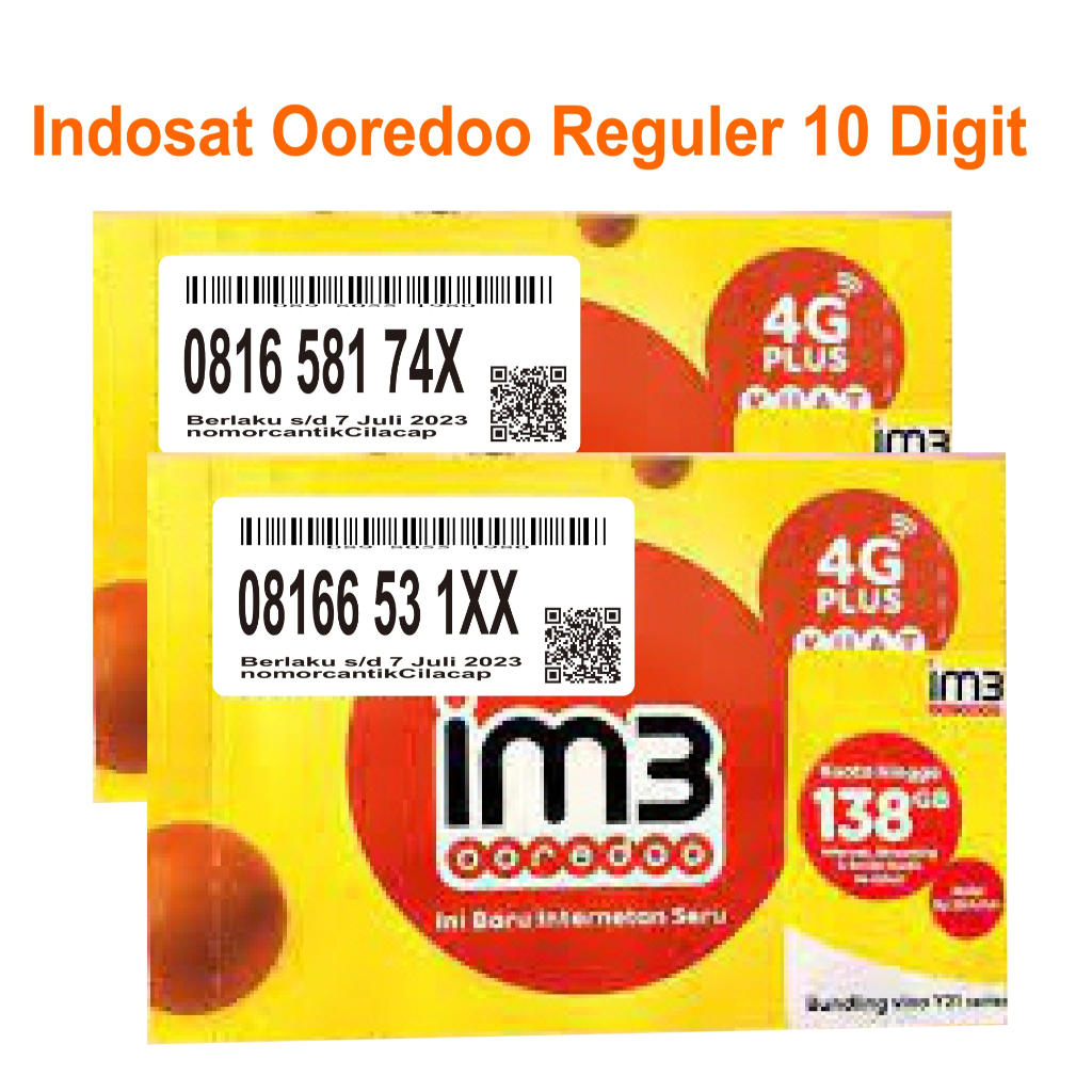 Nomor Cantik Indosat 10 Digit  740 741 742 114 116 121 125 151 175 198 Nomer Rapi Im3 Ooredoo Sepulu