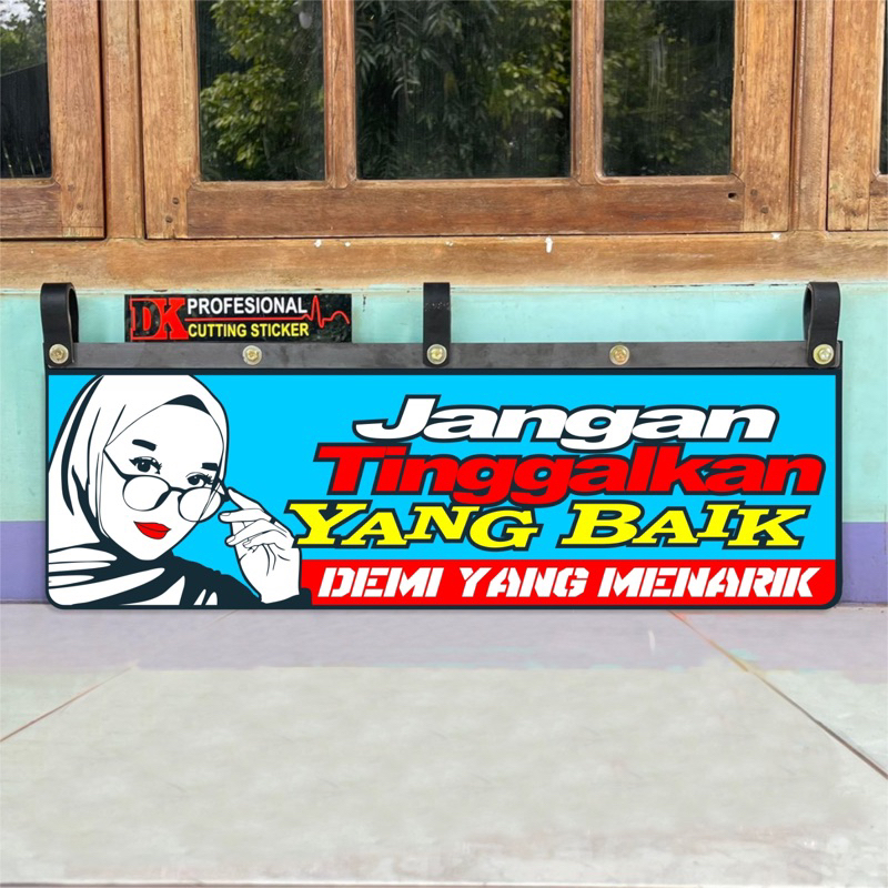 Karpet Kepet Karet Lumpur Variasi Bemper Belakang Truck / Bus / Travel / L300 / Grandmax / New Carry