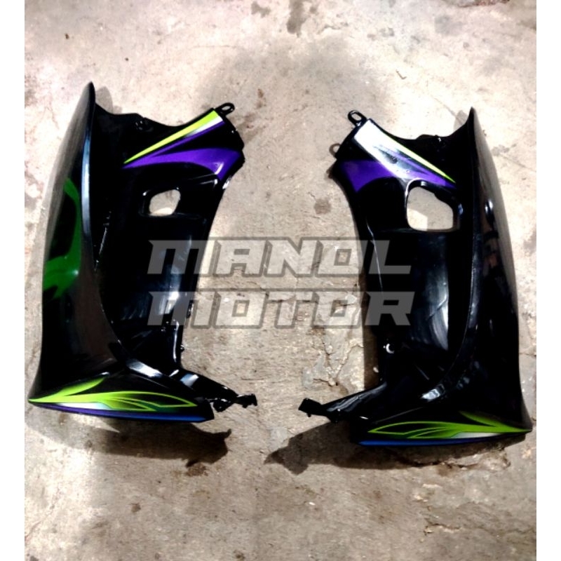 Tameng depan Honda Supra x lama dek body sayap luar dalam Supra x lama plus striping