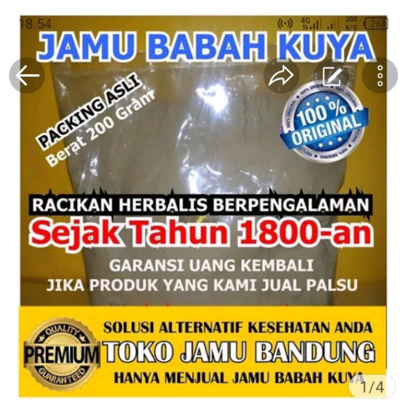 Racikan Seduh Miom Original Toko Jamu Babah Kuya