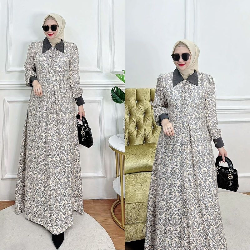 selvi dress present by hmf / dress terbaru hmf