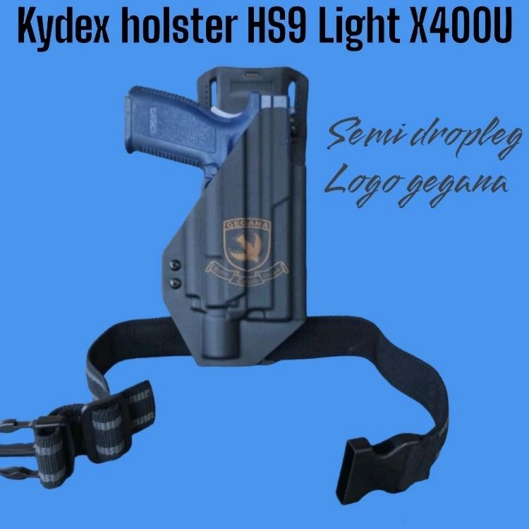 Kydex Holster HS9 Light X400U HS Attachment Surefire 400 U Semi Dropleg