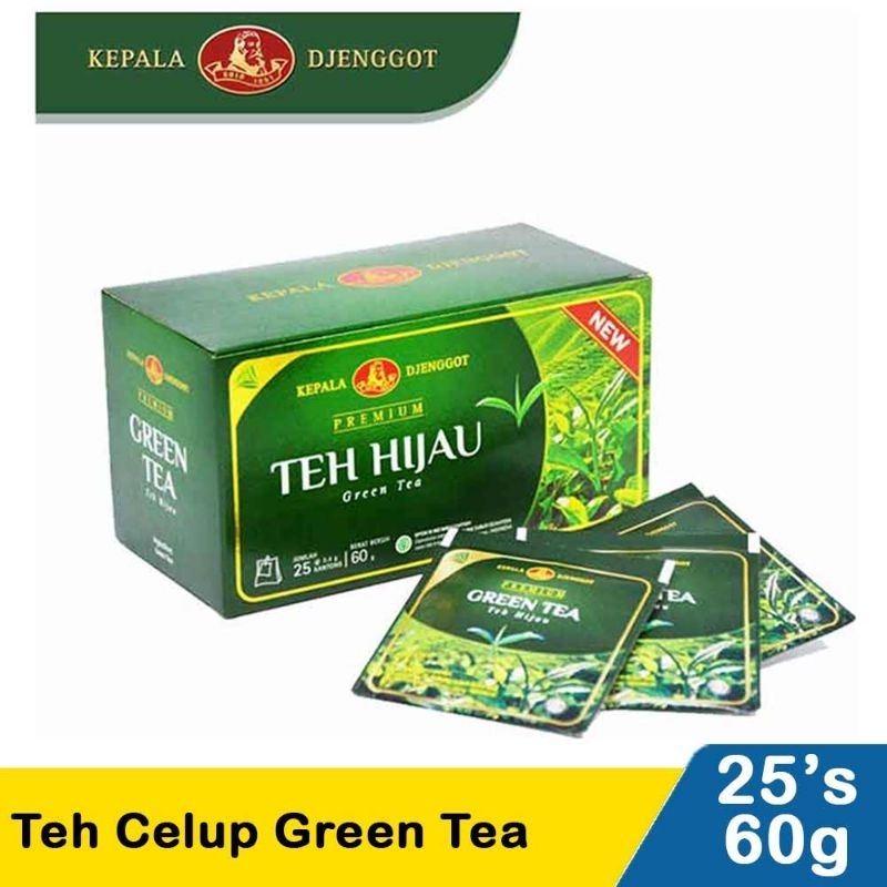 

Kepala Djenggot Teh Celup 25'S Green Tea 60G