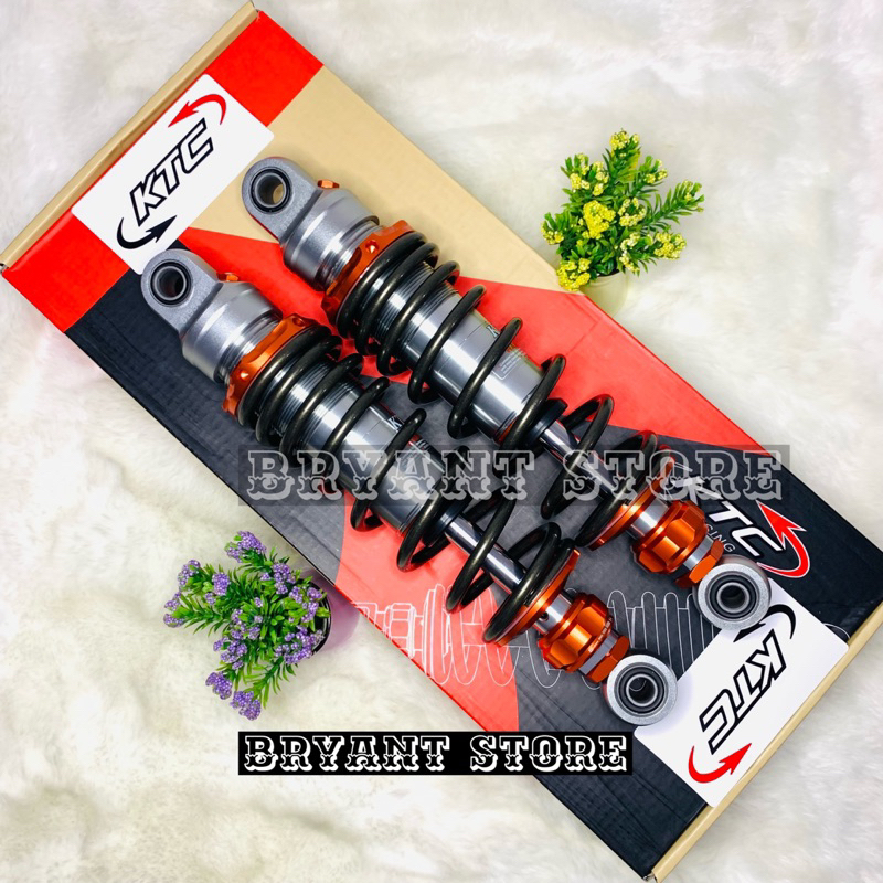 SHOCK BREAKER KTC RACING RAZOR PRO 280MM 320MM 340MM NON TABUNG ORIGINAL DOUBLE SHOCK STEERING DUMPER SHOCKBREAKER MATIC BEBEK RX KING TIGER MEGA PRO SUPRA 125 SUPRA FIT CB100 W175 VERSA JUPITER Z VEGA R CRYPTO GL PRO KIRANA KHARISMA REVO