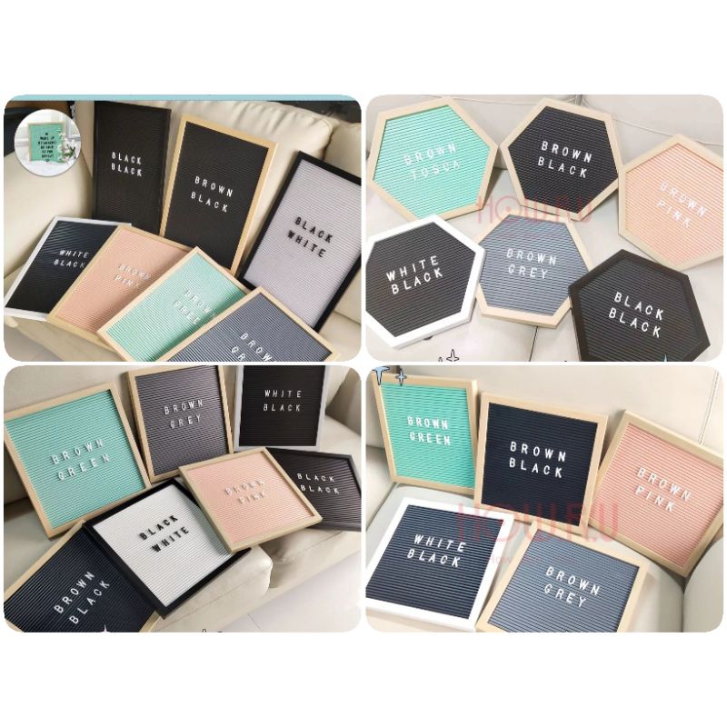 MANADO PAPAN NAMA BAYI BABY LETTER BOARD