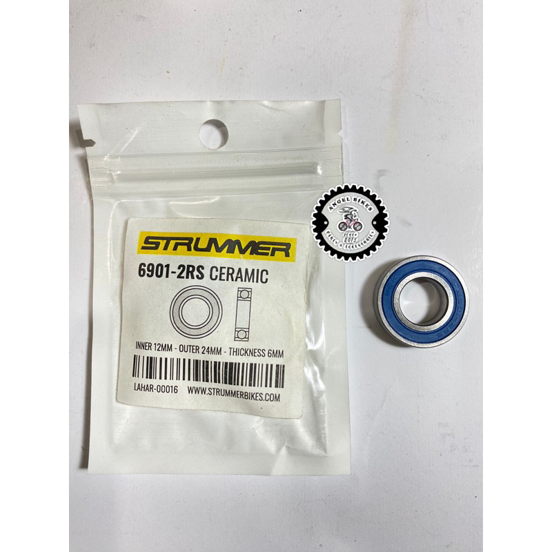 Bearing Hub Strummer 6901-2RS Ceramic 12x24x6 Stainless Steel Sealed