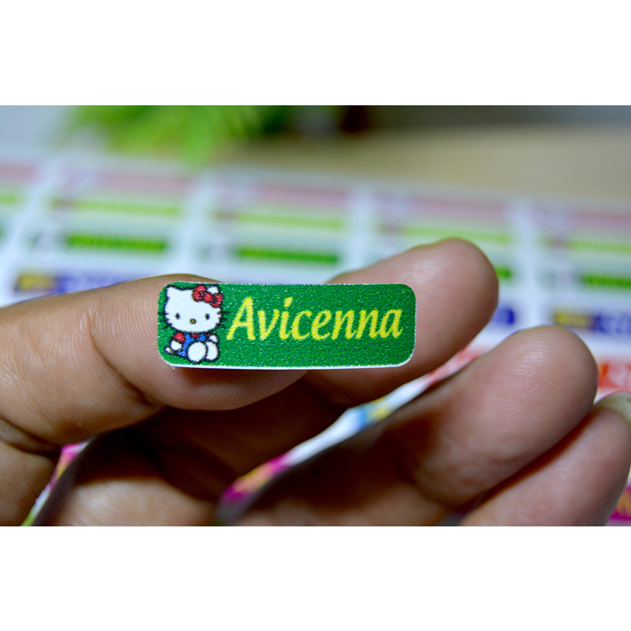

Stiker label Nama Untuk tempelan di perabot rumah, bahan premium