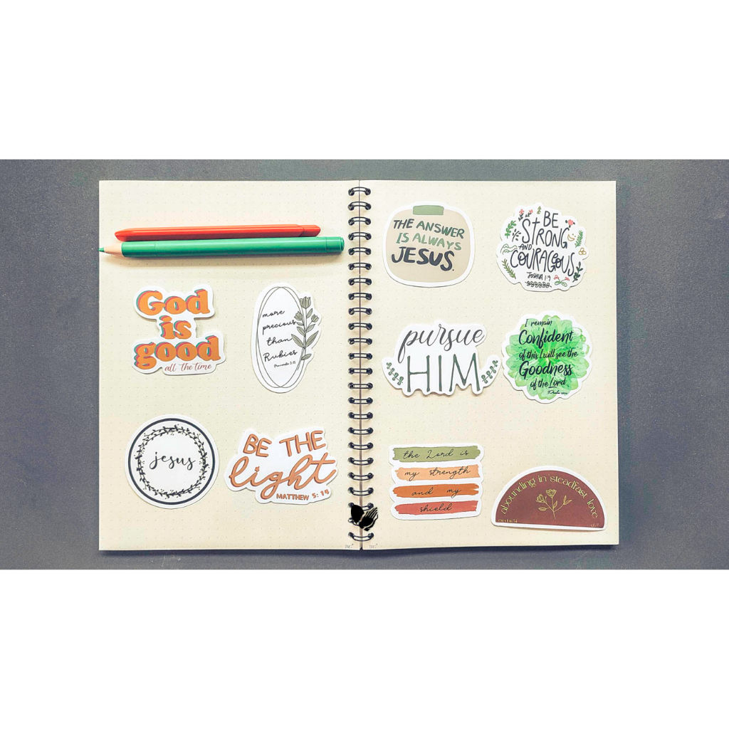 

Stiker Aesthetic Ayat Alkitab/ Tumbler/ Stiker Jurnal