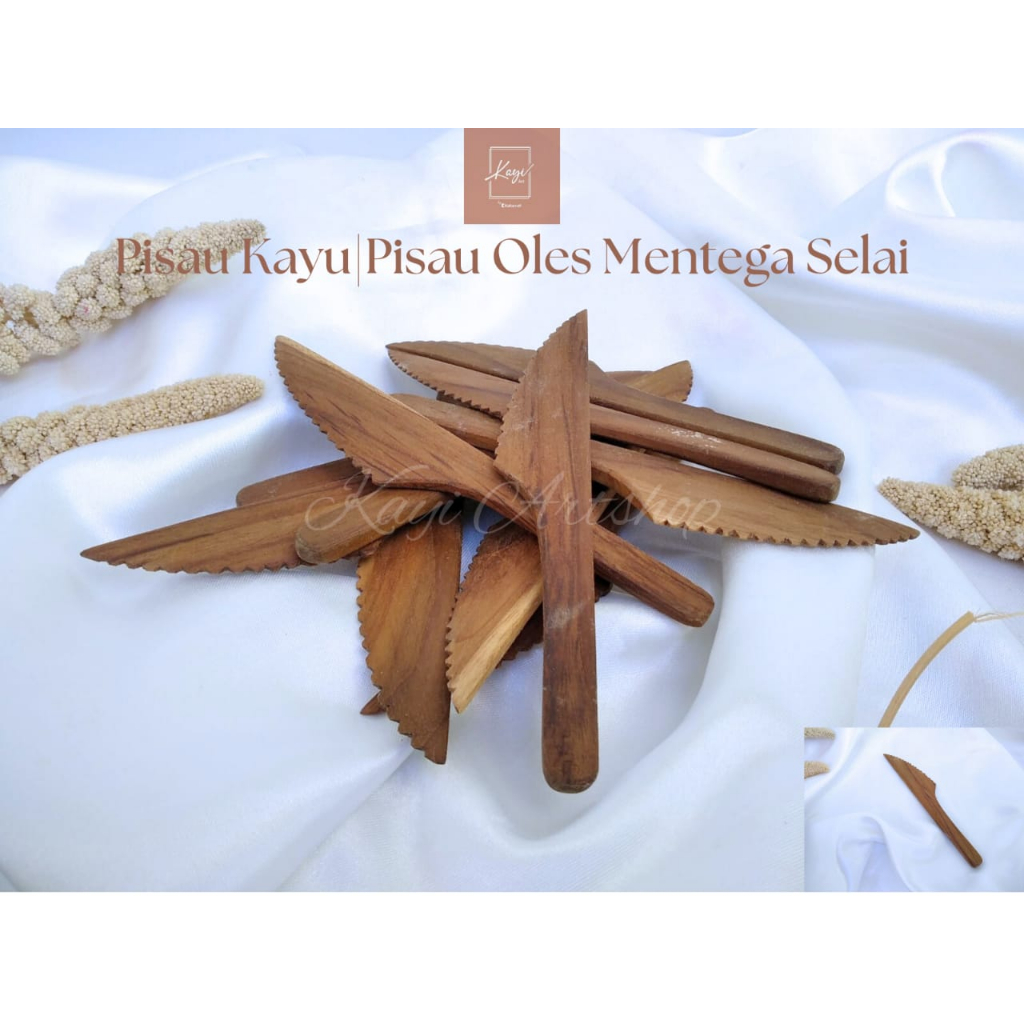 Pisau Kayu | Pisau Oles Mentega | Pisau Oles Selai | Pisau Potong Kue