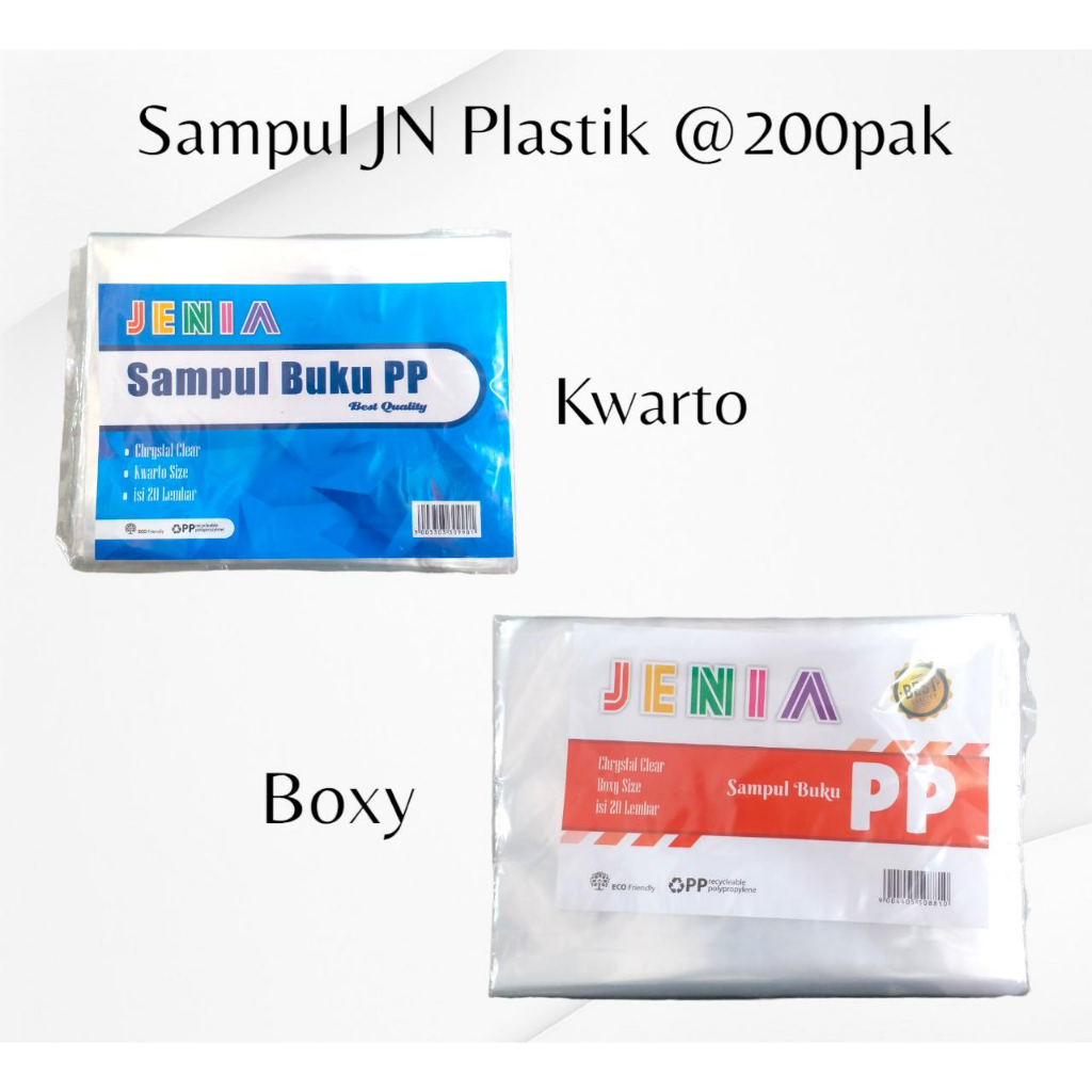 

Sampul Plastik Jenia Uk boxy & kwarto