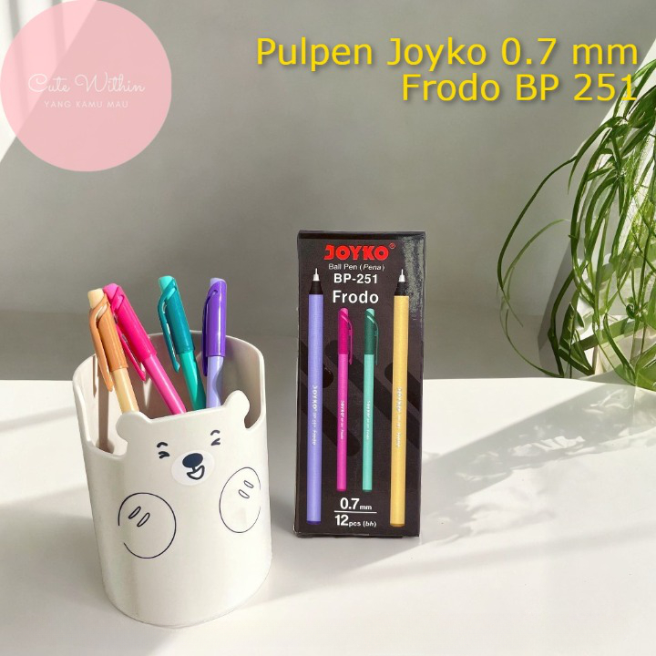 

Pulpen Joyko Frodo Satuan 0.5 mm - BP 251 - bolpoint unik aesthetic korea viral 1 pack