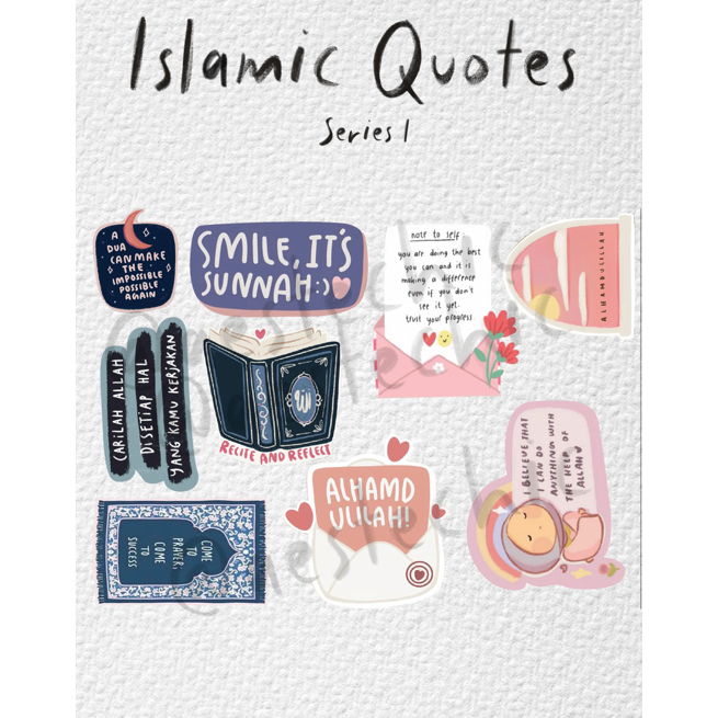 

Islamic Quotes Series 1 Sticker Aesthechic
