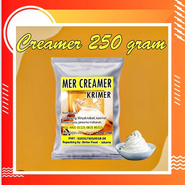 

Krimer bubuk - creamer powder 250gram FAT 26% non dairy creamer Krimer