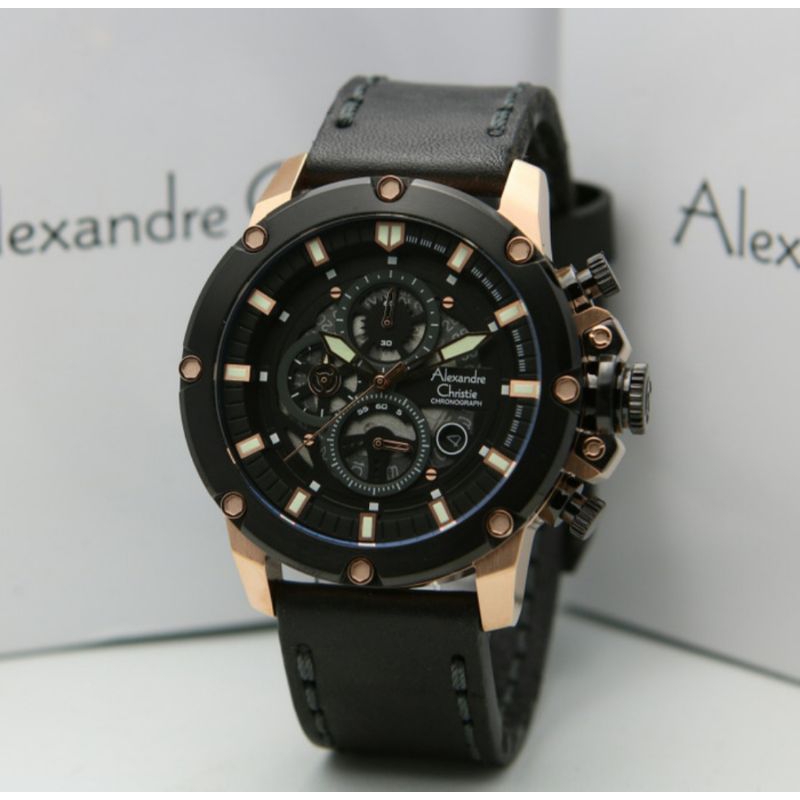 jam tangan pria alexander christie ac 6564