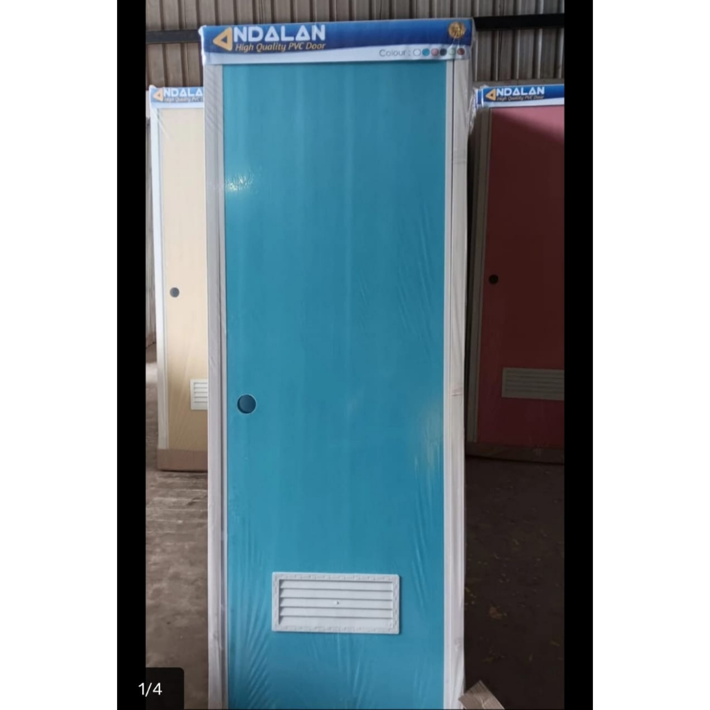 Pintu Kamar Mandi PVC Tebal Polos - Andalan