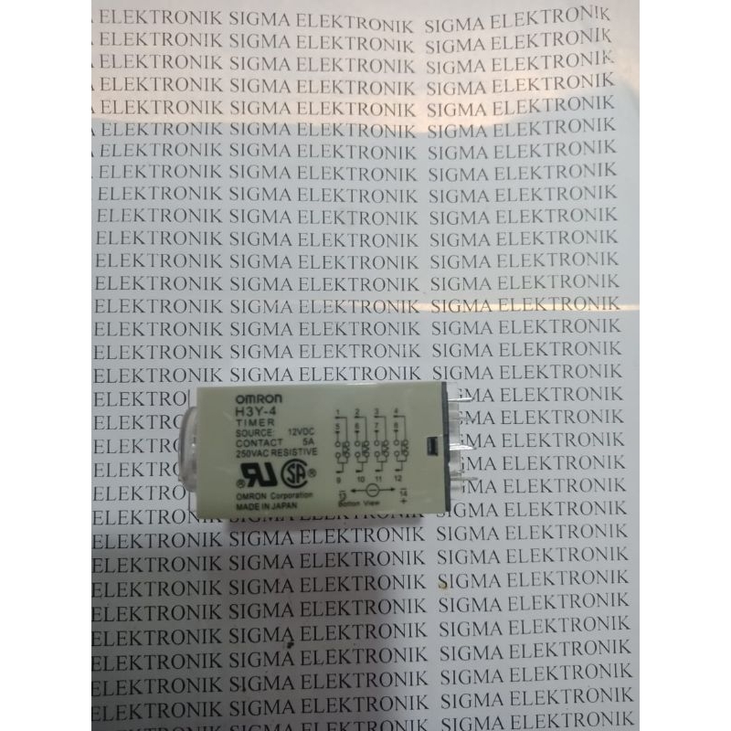 H3Y-4 DC 12V Timer Delay 0-30 DETIK Solid-State
