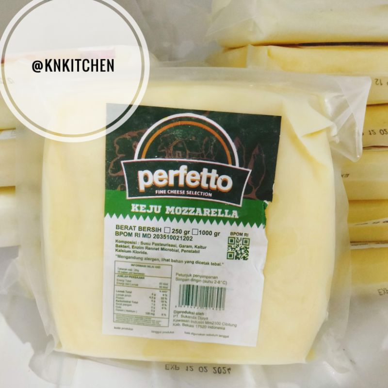 

Keju mozarella perfecto 200gr / mozzarela/mozarela