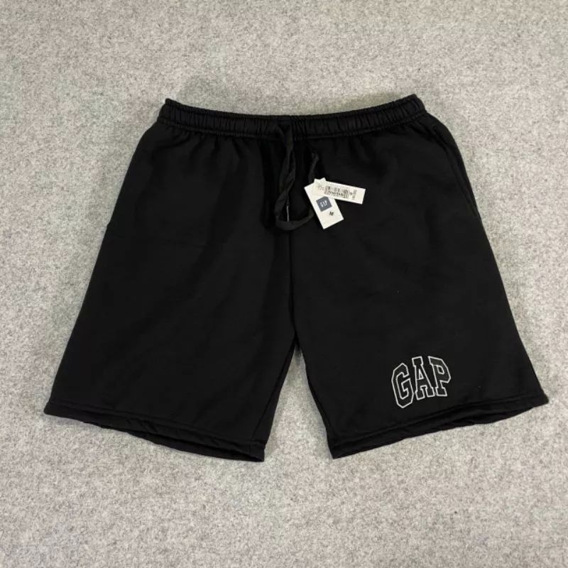SHORT PANTS CELANA PENDEK HITAM GAP BORDIR FULLTAG&LEBEL