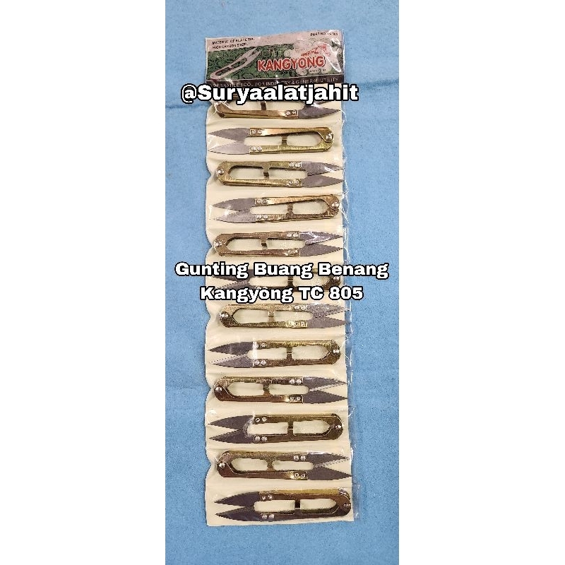 

Gunting Buang Benang TC-805 Kangyong =rp.2.500/pcs