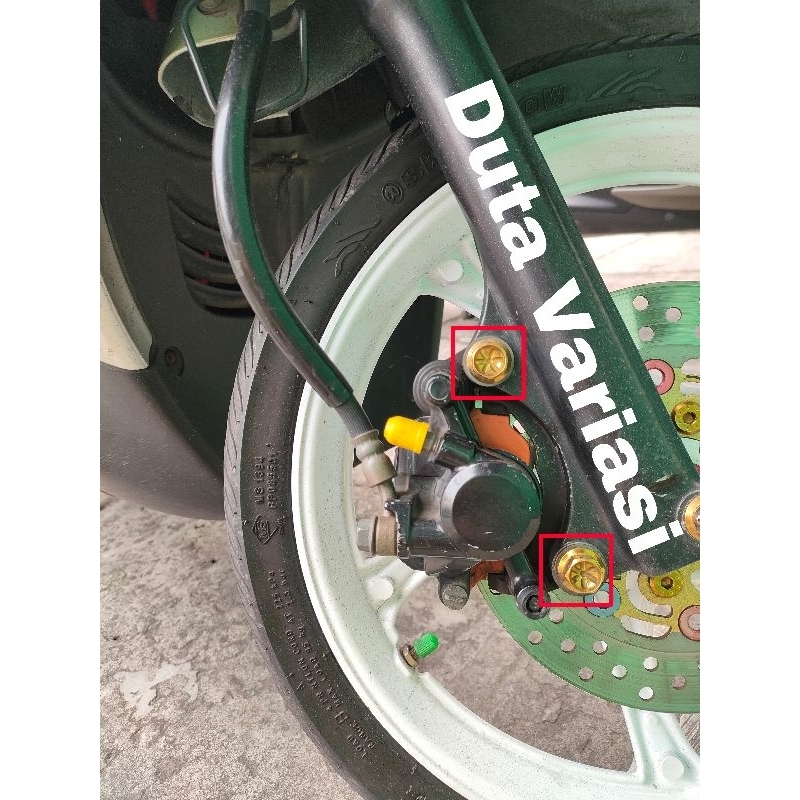 Baut  breket  caliper standar Mio J, Mio ,GT 125 , M3 * dutavariasi1970 *-1