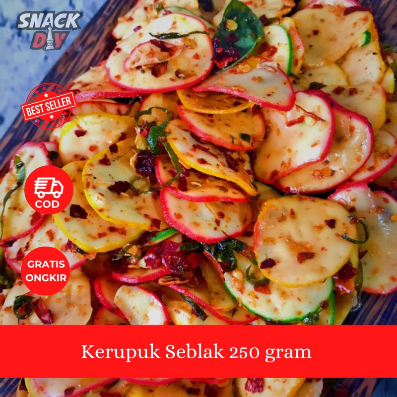 

Kerupuk Seblak Pedas berat 250 gram