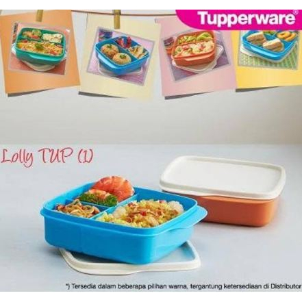 HANYA DISINI PROMO HARGA MURAH MERIAH TUPPERWARE LOLLY TUP (TUTUP PUTIH) peralatan makan bekal makan